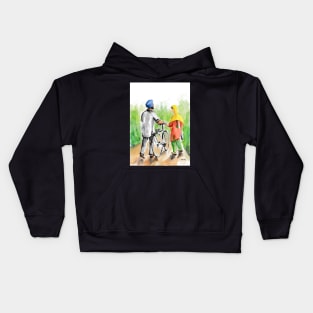 Punjabi couple Kids Hoodie